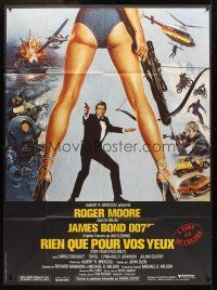 1k632 FOR YOUR EYES ONLY French 1p '81 no one comes close to Roger Moore as James Bond 007!