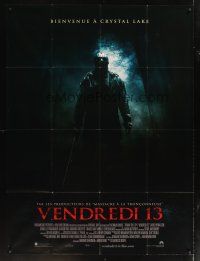1k634 FRIDAY THE 13th French 1p '09 cool full-length image of Jason Voorhees!