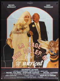 1k673 LA CAGE AUX FOLLES 3 French 1p '86 Michel Serrault, Ugo Tognazzi, wacky gay sequel!