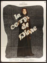 1k688 LE CORPS DE DIANE French 1p '69 different full-length image of Jeanne Moreau!