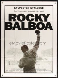 1k755 ROCKY BALBOA French 1p '07 boxing sequel, director & star Sylvester Stallone w/fist in air!