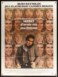 1k786 STARTING OVER French 1p '80 Burt Reynolds, Jill Clayburgh, cool different image!