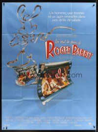 1k829 WHO FRAMED ROGER RABBIT French 1p '88 Robert Zemeckis, Bob Hoskins, sexy Jessica Rabbit!