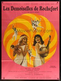 1k837 YOUNG GIRLS OF ROCHEFORT French 1p '68 Jacques Demy & Agnes Varda, sexy Catherine Deneuve!