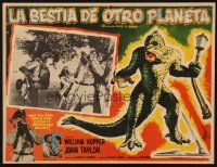 1k274 20 MILLION MILES TO EARTH Mexican LC '57 creature invades the Earth, cool monster art!