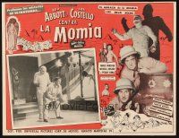 1k276 ABBOTT & COSTELLO MEET THE MUMMY Mexican LC '55 Bud & Lou are back in their mummy's arms!
