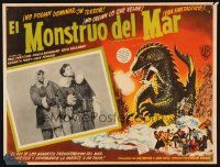 1k282 BEAST FROM 20,000 FATHOMS Mexican LC '53 Bradbury, Paul Christian & Ross Elliott see the beast