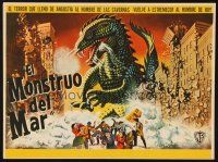 1k283 BEAST FROM 20,000 FATHOMS Mexican TC '53 Ray Bradbury, cool art of monster rampaging city!