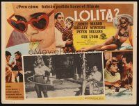 1k352 LOLITA Mexican LC '62 Stanley Kubrick, sexy Sue Lyon with heart sunglasses & lollipop!