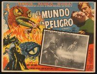 1k405 THEM Mexican LC '54 cool different border art of giant bugs terrorizing people!