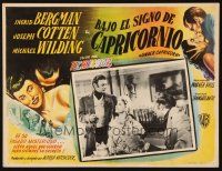 1k411 UNDER CAPRICORN Mexican LC '49 Joseph Cotten, pretty Ingrid Bergman, Alfred Hitchcock!