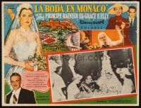 1k419 WEDDING IN MONACO Mexican LC '56 Principe Rainier III & Miss Grace Kelly!
