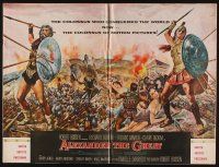 1k168 ALEXANDER THE GREAT pressbook '56 Richard Burton, Frederic March as Philip of Macedonia!