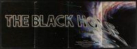 1k075 BLACK HOLE promo brochure '78 Disney sci-fi, Maximilian Schell, Anthony Perkins, cool art!