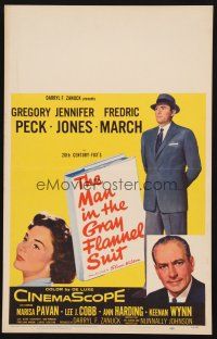 1k128 MAN IN THE GRAY FLANNEL SUIT WC '56 Gregory Peck, Jennifer Jones, Fredric March