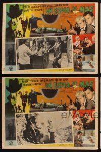 1k457 ONE SPY TOO MANY 4 Mexican LCs '66 Robert Vaughn, David McCallum, The Man from UNCLE!