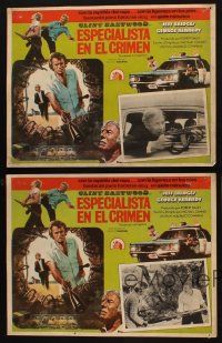 1k453 THUNDERBOLT & LIGHTFOOT 5 Mexican LCs '74 different border artwork of Clint Eastwood!