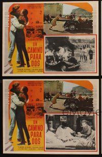 1k468 TWO FOR THE ROAD 4 Mexican LCs '67 Audrey Hepburn & Albert Finney, directed by Stanley Donen!