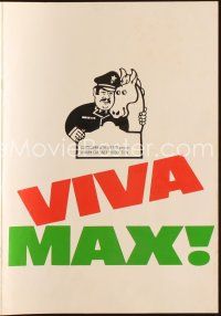 1k266 VIVA MAX pressbook '70 Peter Ustinov, Pamela Tiffin Jonathan Winters, John Astin!