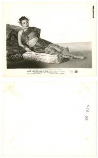 1m373 LINDA DARNELL 8x10 still '46 sexy c/u in full makeup from Anna and the King of Siam!