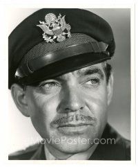 1m108 COMMAND DECISION deluxe 8x10 still '48 super close up of Clark Gable wearing general's cap!