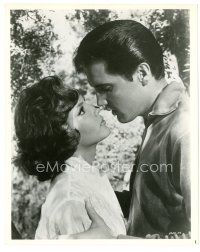 1m217 GIRL HAPPY 8x10 still '65 close up of Elvis Presley about to kiss Mary Ann Mobley!
