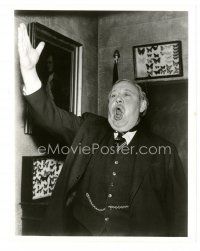 1m351 LAST LESSON TV 8x10 still '59 close up of Charles Laughton with his voice raised!