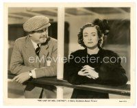 1m352 LAST OF MRS. CHEYNEY 8x10 still '37 jewel thief Joan Crawford standing by Nigel Bruce!