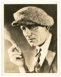 1m387 LON CHANEY SR 8x10 still '20s wonderful smoking close portrait of the legendary actor!