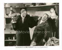 1m470 MYSTERY OF THE WAX MUSEUM 8x10 still '33 Edwin Maxwell smashes partner Lionel Atwill's head!