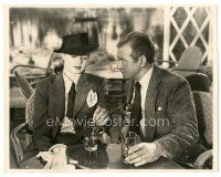 1m489 NOTORIOUS 8x10 key book still '46 Ingrid Bergman has drinks with Claude Rains by Longet!