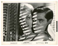 1m538 PSYCHO 8x10 still '60 great close image of Janet Leigh & John Gavin by window with shadows!