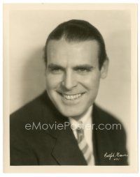 1m546 RALPH GRAVES 8x10 still '30s head & shoulders portrait flashing a toothy grin!