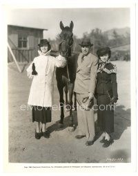 1m550 RAOUL WALSH 8x10 still '36 the great director with Hunt, Whitney & his prize race horse!