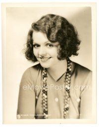 1m583 SALLY STARR 8x10 still '30s smiling head & shoulders wearing cool necklace!