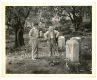 1m587 SARATOGA 8x10 still '37 Clark Gable talks to Lionel Barrymore in race horse graveyard!