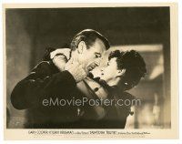 1m588 SARATOGA TRUNK 8x10 still '45 Ingrid Bergman with her arms around Gary Cooper's neck!