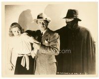 1m600 SHADOW 8x10 still '40 close up of masked Victor Jory with Veda Ann Borg & Robert Fiske!