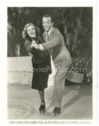 1m608 SHALL WE DANCE 8x10 still '37 Fred Astaire & Ginger Rogers dancing on roller skates!
