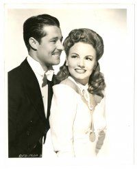 1m624 SOMETHING TO SHOUT ABOUT deluxe 8x10 still '43 c/u of Don Ameche & Janet Blair by M.B. Paul!