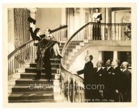 1m667 THEY ALL KISSED THE BRIDE 8x10 still '42 Melvyn Douglas carries Joan Crawford down stairs!