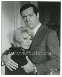 1m690 TOPAZ 7.5x9.5 still '69 Hitchcock, c/u of Frederick Stafford & unfaithful wife Dany Robin!