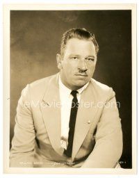 1m719 WALLACE BEERY 8x10 still '30s seated waist-high portrait of the beefy leading man!