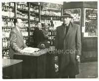 1m740 WRONG MAN 7.5x9.25 still '57 c/u of Henry Fonda in liquor store, Alfred Hitchcock!