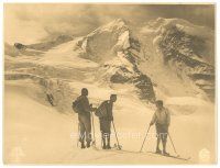 1p013 WHITE HELL OF PITZ PALU German LC '29 G.W. Pabst, Fanck, Leni Riefenstahl & two men skiing!