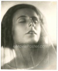 1p012 DER HEILIGE BERG German 8x9.75 still '26 incredible close portrait of Leni Riefenstahl!