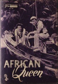 1p530 AFRICAN QUEEN Austrian program '57 different images of Humphrey Bogart & Katharine Hepburn!