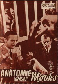 1p531 ANATOMY OF A MURDER Austrian program '59 Otto Preminger, James Stewart, Remick, different!
