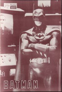 1p538 BATMAN Austrian program '89 Michael Keaton, Jack Nicholson, Kim Basinger, different images!