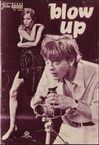 1p545 BLOW-UP Austrian program '67 Antonioni, different images of David Hemmings & sexy Verushka!